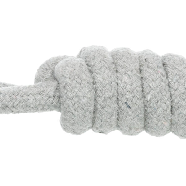 PELOTA CUERDA ALGODON CON MANIJA 23 CM TRIXIE