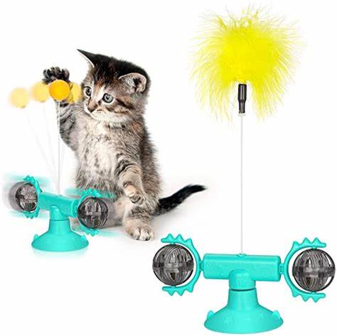 MOLINO CON ANTENA P/GATOS MEOW PLANET