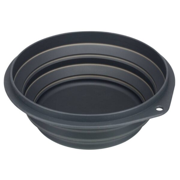 COMEDERO PLEGABLE MEDIANO 0,5LTS GRIS - ROJO