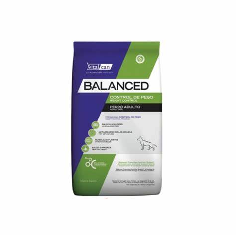 VITALCAN BALANCED PERRO CONTROL DE PESO X 20 KG