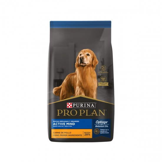 PROPLAN DOG ACTIVE MIND +7 MED/LGE X 15KG