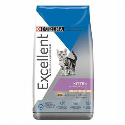 EXCELLENT CAT KITTEN CHICKEN & RICE X 1KG