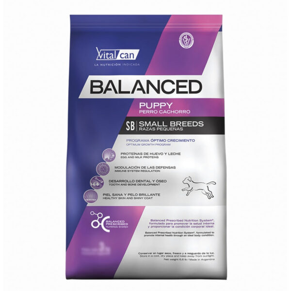 VITALCAN BALANCED PERRO PUPPY SMALL 3KG